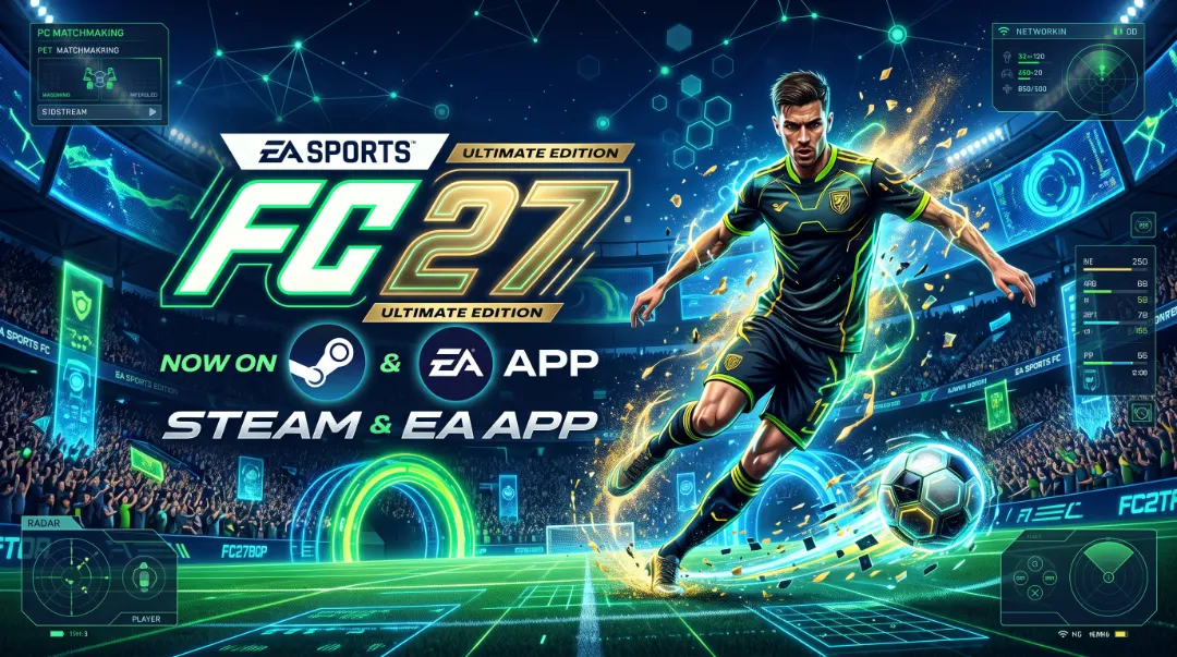 راهنمای خرید بازی EA SPORTS FC 27 در استیم؛ مزایای ریجن چین، تفاوت نسخه Ultimate و رفع ارور اتصال EA App