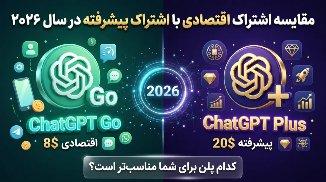 مقایسه اشتراک اقتصادی ChatGPT Go با ChatGPT Plus در سال ۲۰۲۶؛ کدام پلن برای شما مناسب‌تر است؟